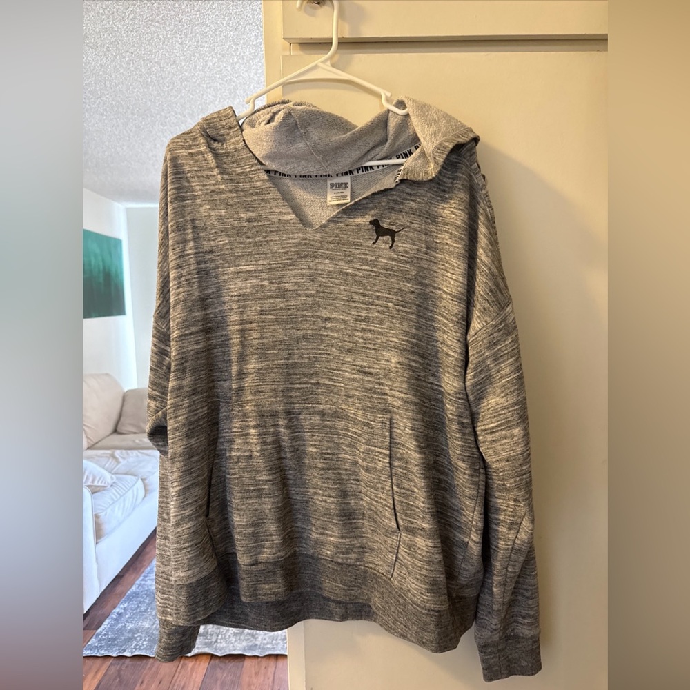 Vintage pink Victoria’s Secret crew neck y2k hoodie